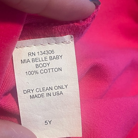 Mia Belle RMB Couture Holiday Party Dress SZ 5Y - Picture 7 of 8